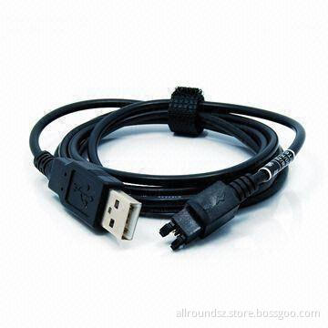 USB 2.0 Cable with Transfer Speed of 480Mbps, USB A Male to Mini 4P for Sumsung